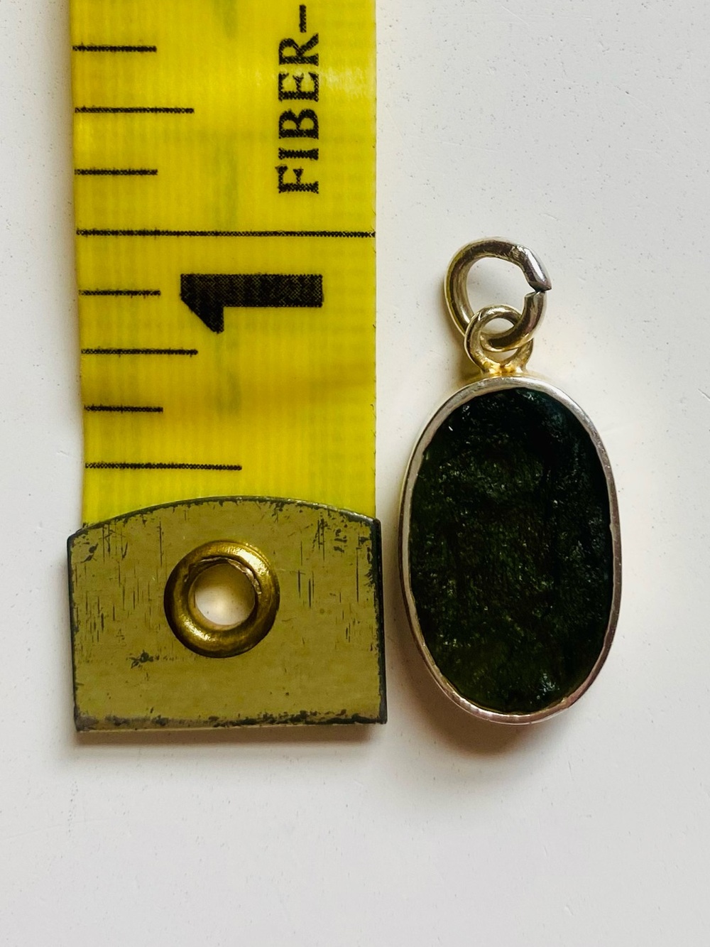 Authentic Moldavite Pendant - Picture 2 of 9